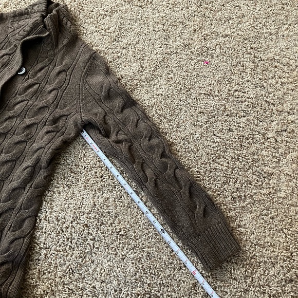 L.L. Bean Cable Knit Cardigan - Picture 8 of 8